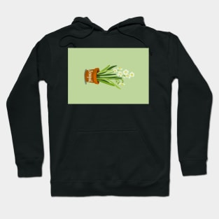 Jonquil portrait card Hoodie